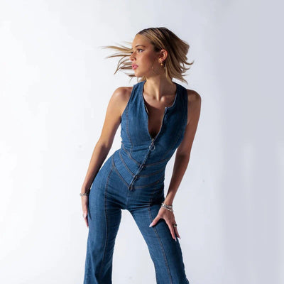 KRISTIN | Denim Jumpsuit