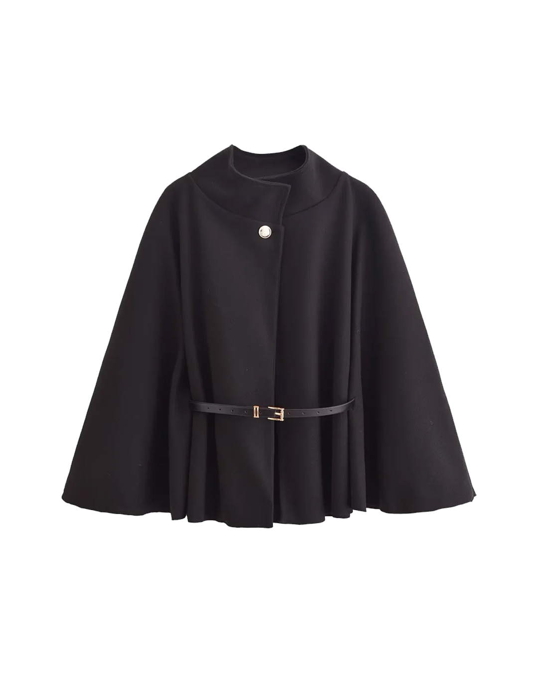 EMMA | Belted Cape Coat