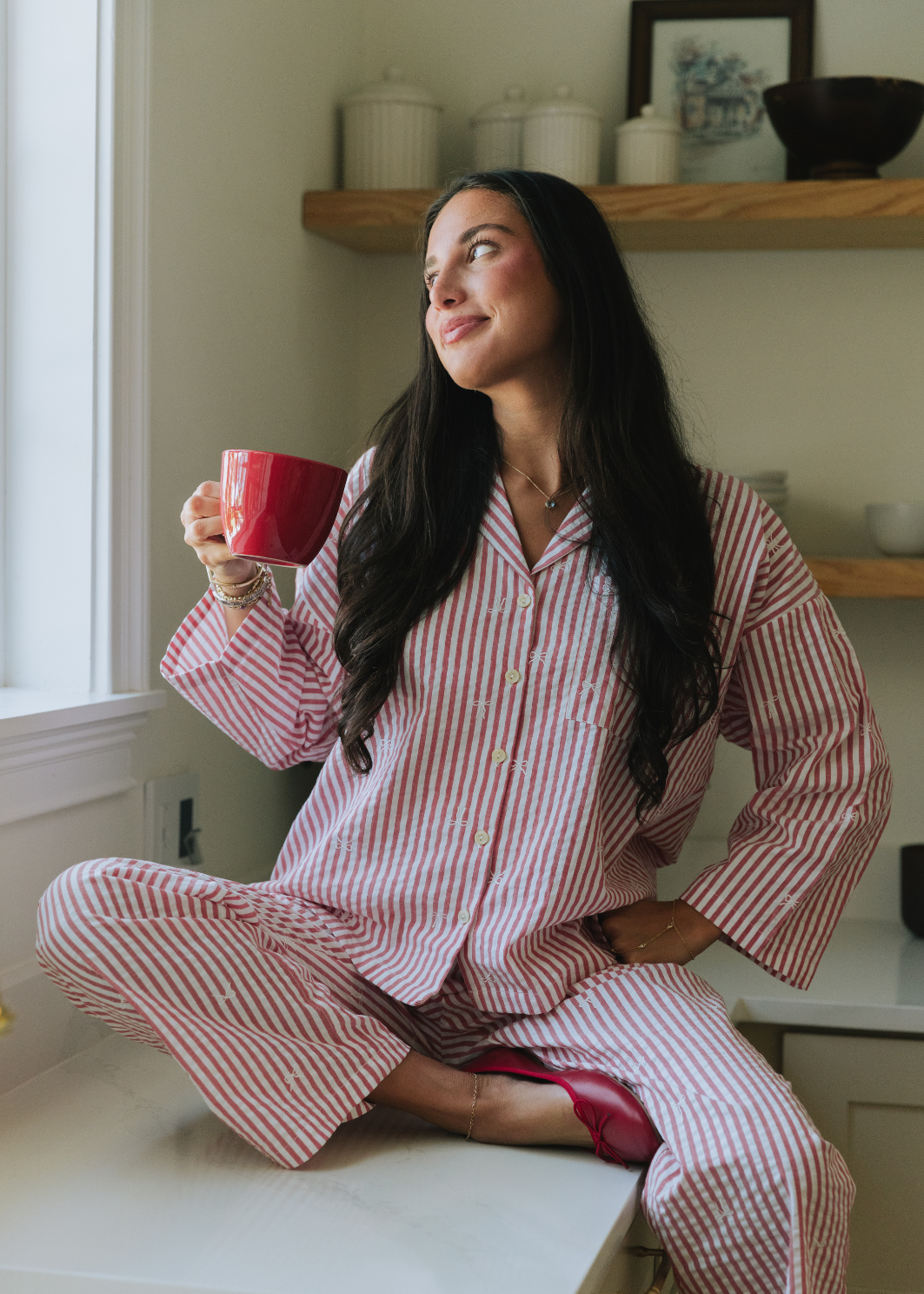 EMMA | Three-stripe Pajama Set