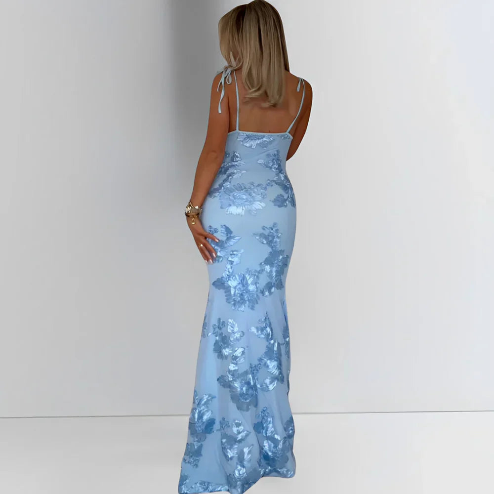 MARTINE | Blomsterdrøm Maxi Dress