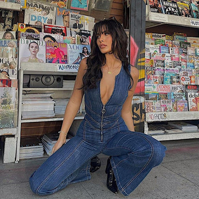 KRISTIN | Denim Jumpsuit