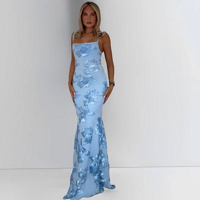 MARTINE | Blomsterdrøm Maxi Dress