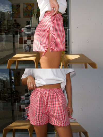 Aurora | Checkered shorts