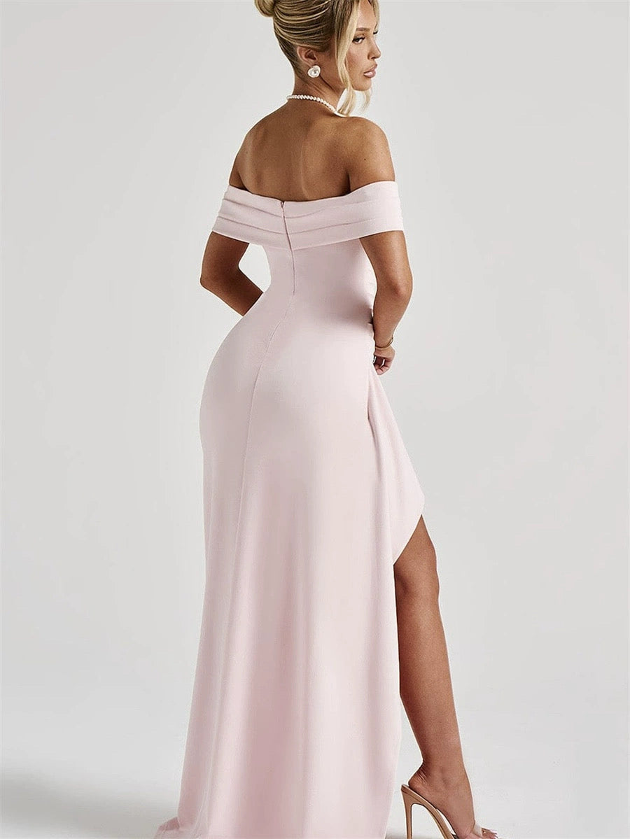 STINA | Off-Shoulder Splitt Kjole