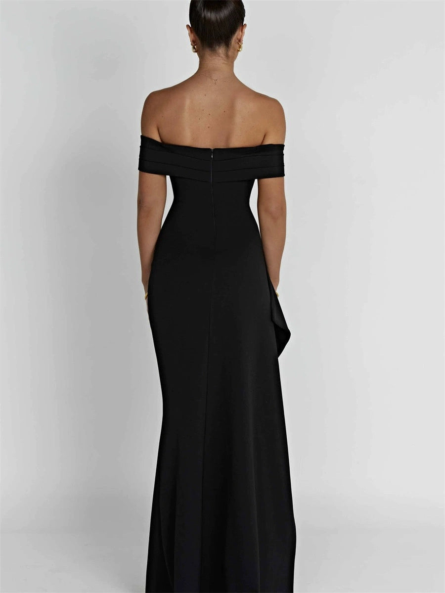 STINA | Off-Shoulder Splitt Kjole