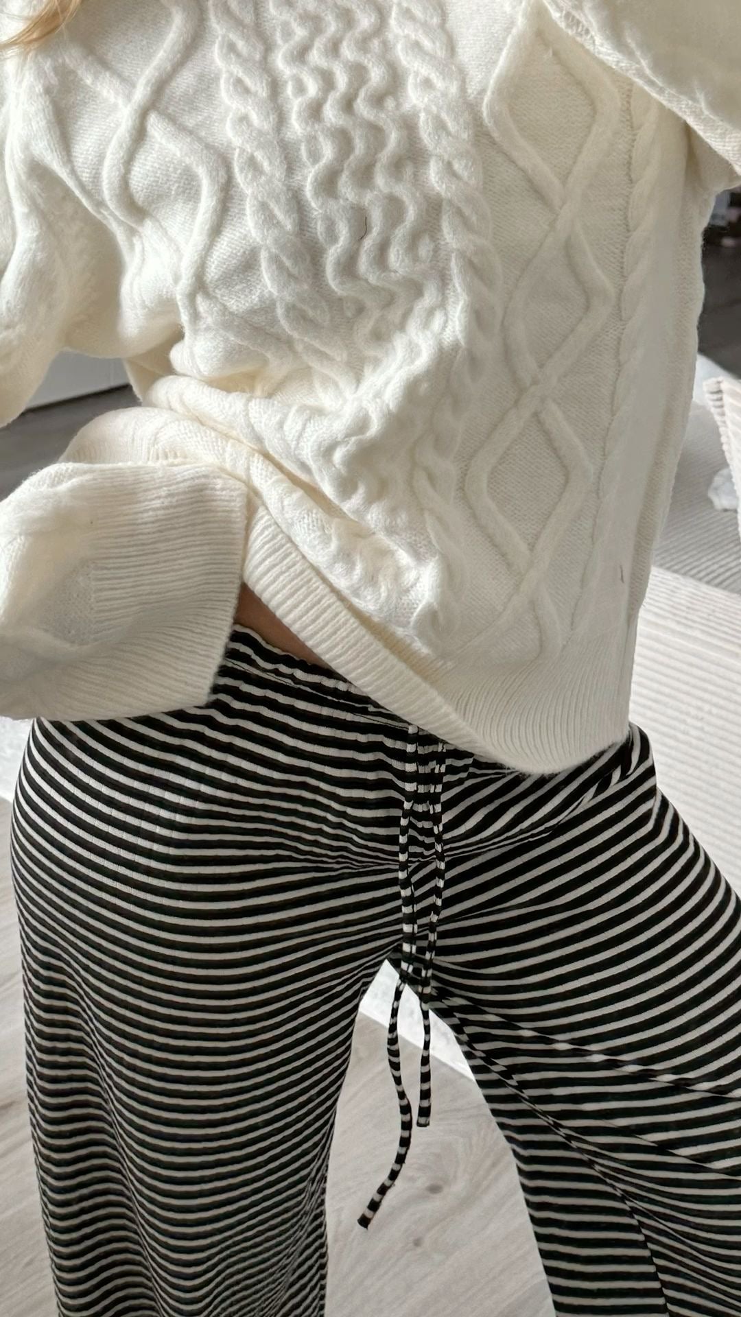 ANNA | Striped Pants