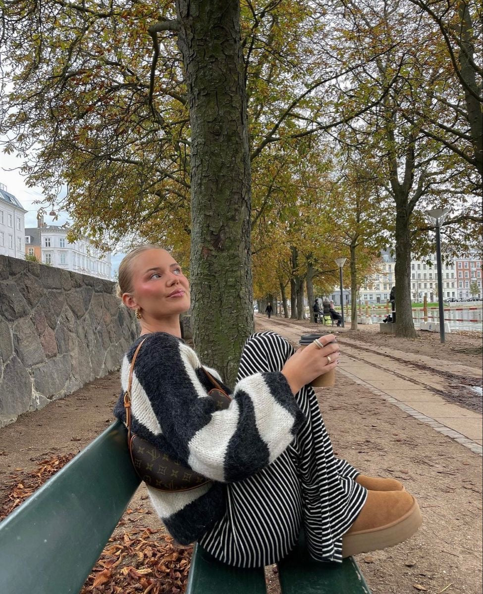 ANNA | Striped Pants