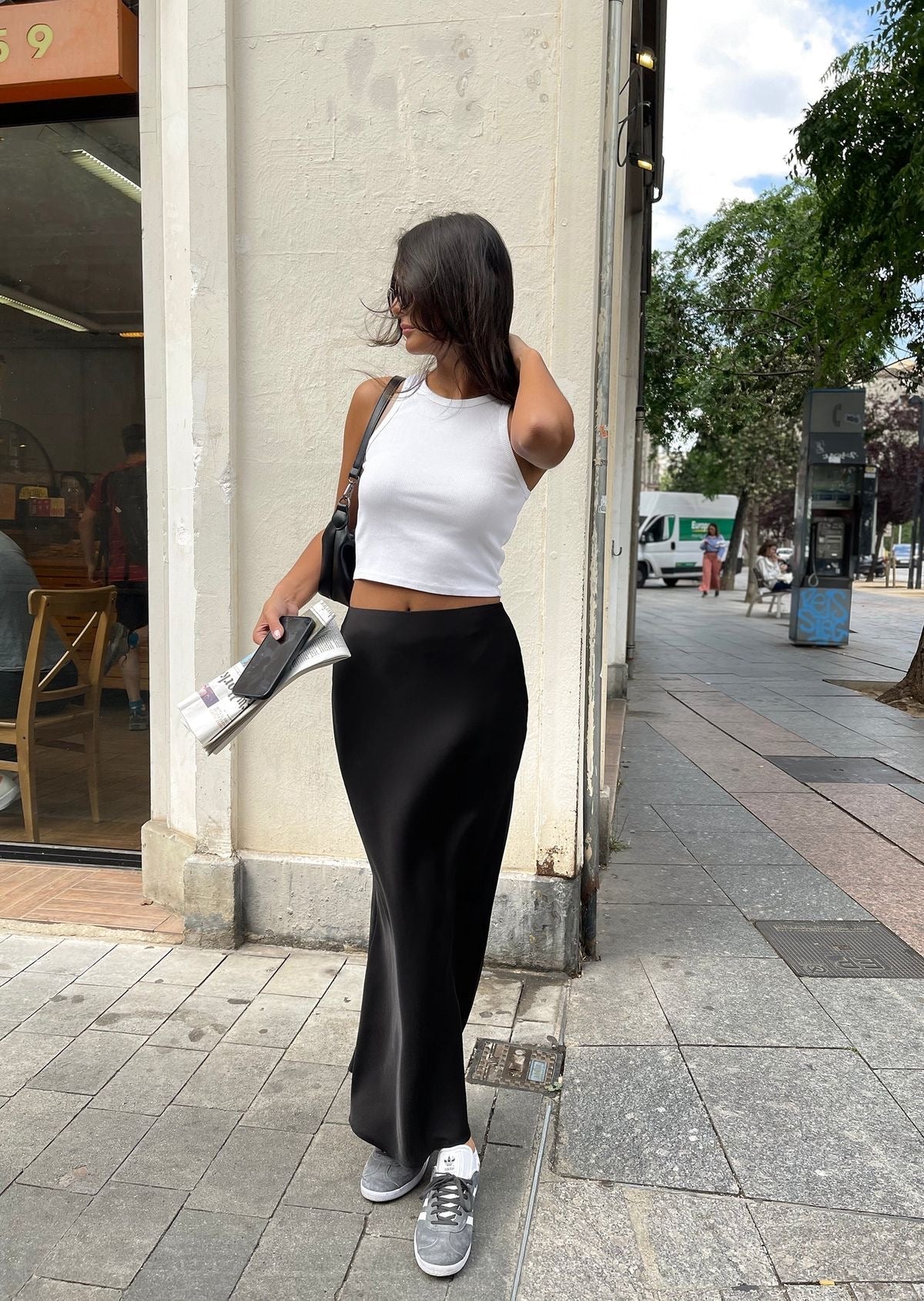 AMALIE | satin Skirt