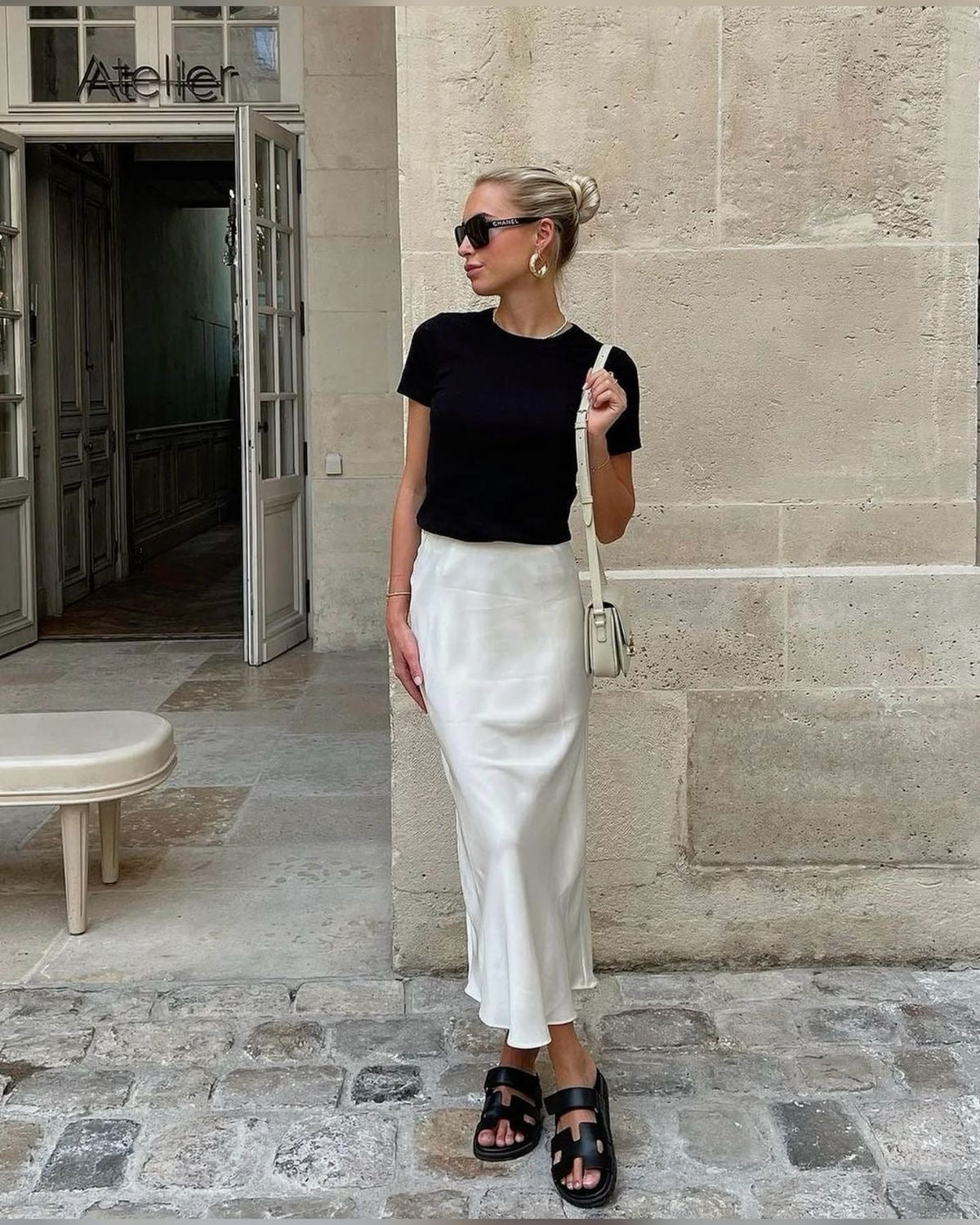 AMALIE | satin Skirt