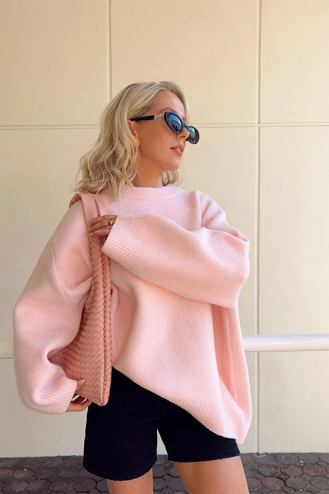 MAJA | Oversized Pink Sweater