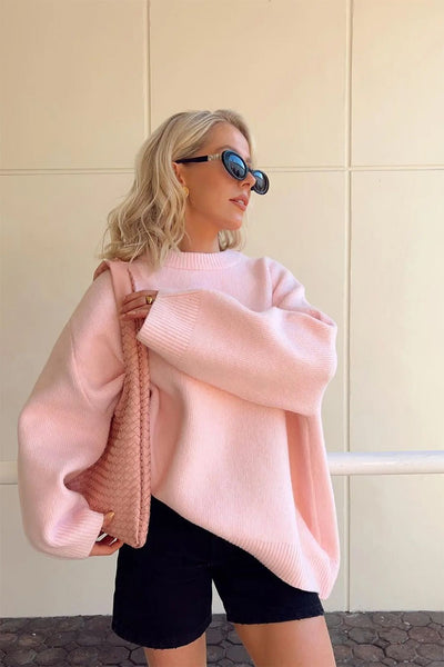 MAJA | Oversized Pink Sweater