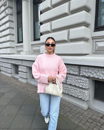 MAJA | Oversized Pink Sweater