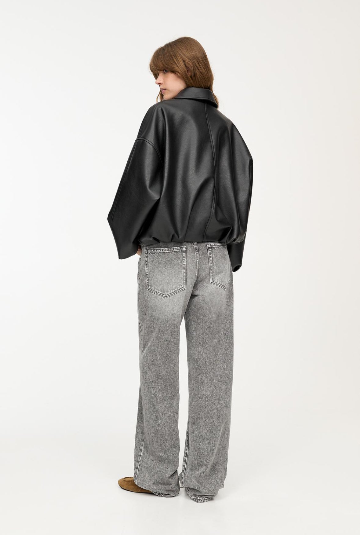 NORA | Skinnjakke Med Belt