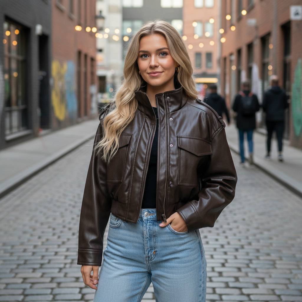 ELLA | Urban Faux Leather Jacket