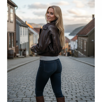 ELLA | Urban Faux Leather Jacket