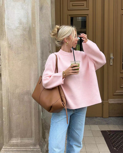 MAJA | Oversized Pink Sweater