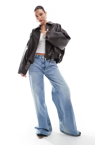 NORA | Skinnjakke med belte