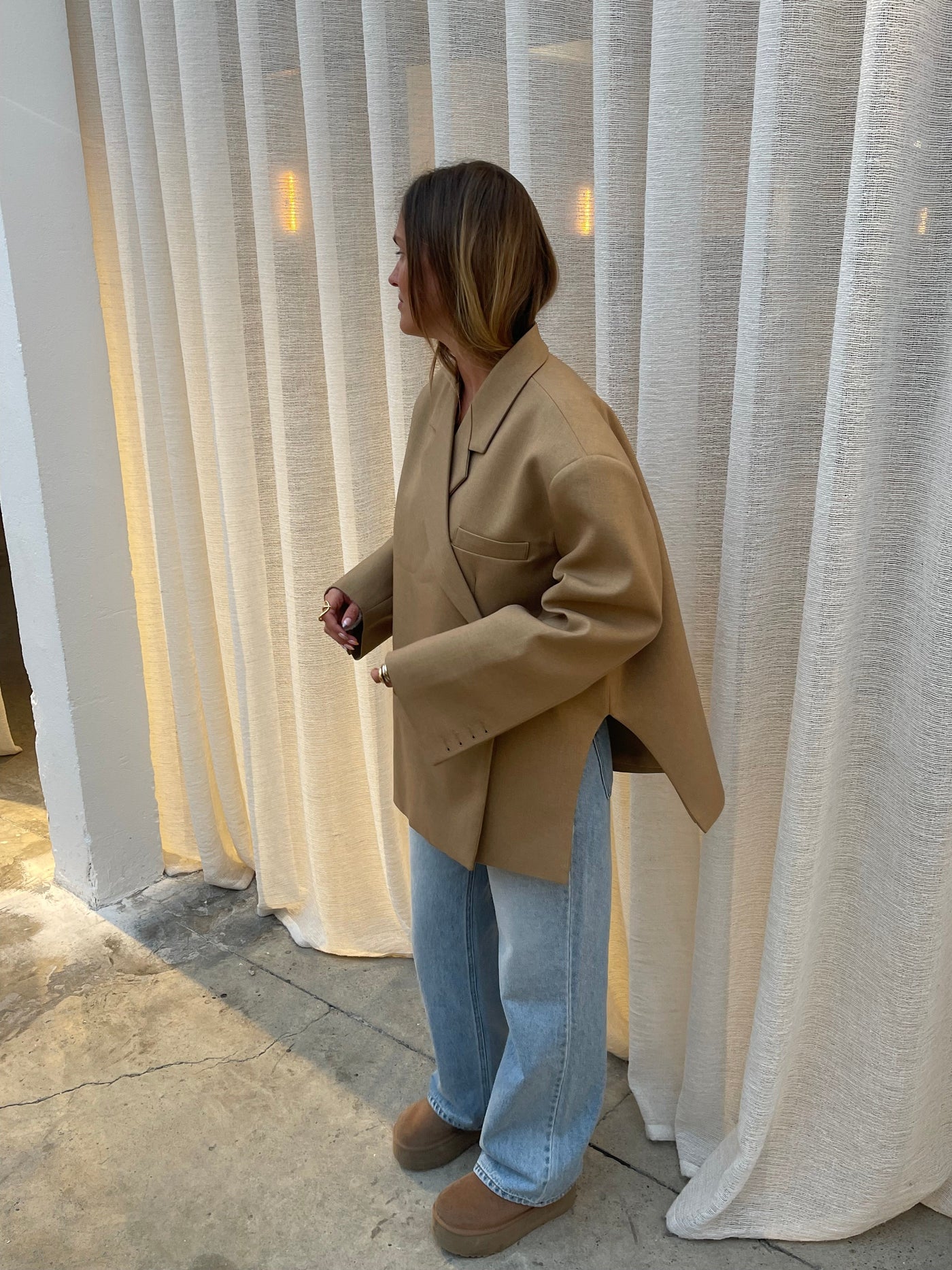 LINA | Oversized Omslagsblazer