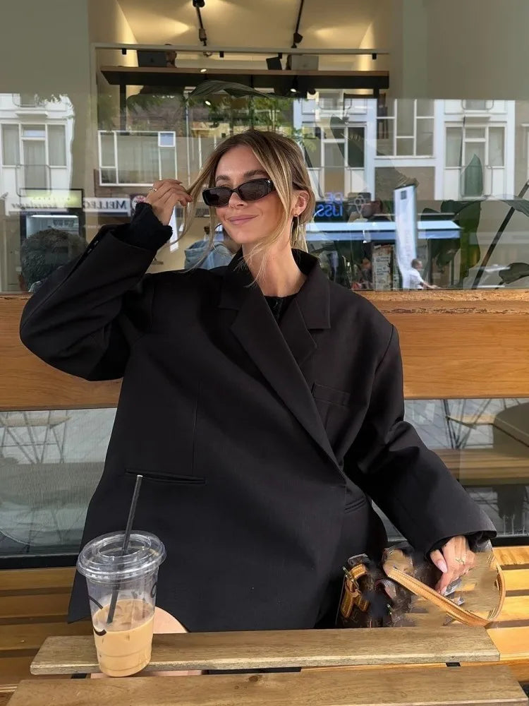 LINA | Oversized Omslagsblazer