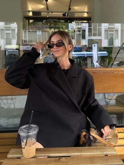 LINA | Oversized Omslagsblazer